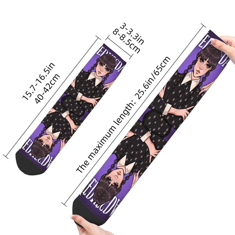 Meias Temáticas Wandinha Addams