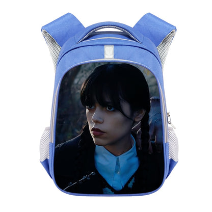 Mochila Escolar Temática Wandinha Enid