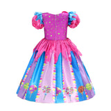 Fantasia arco-íris doce cosplay lollipop infantil