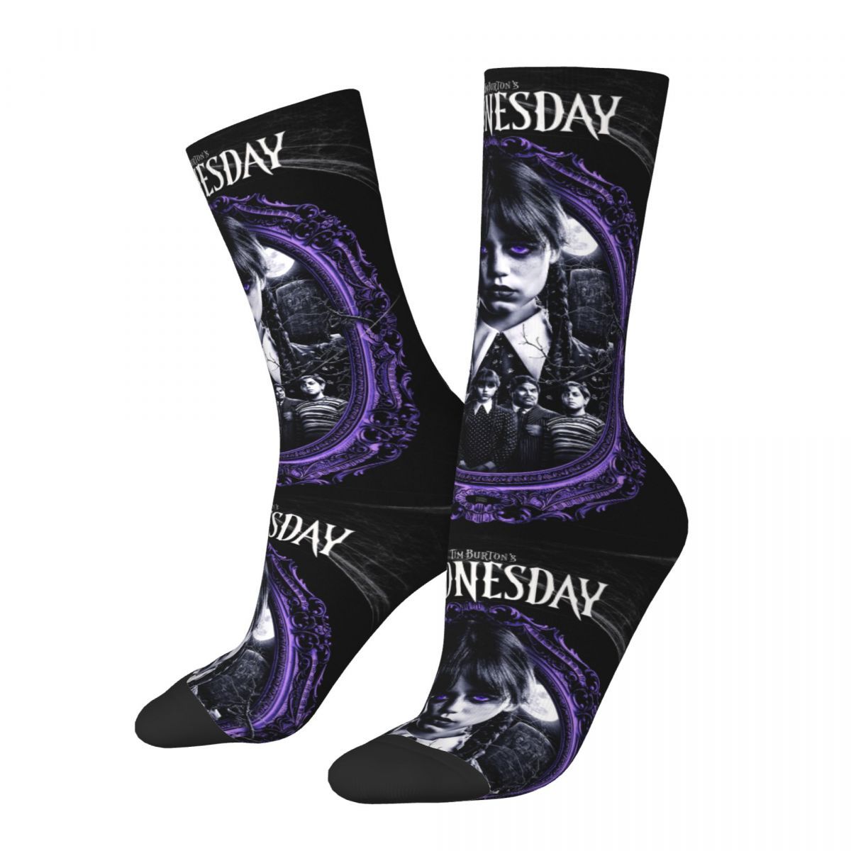 Meias Temáticas Wandinha Addams