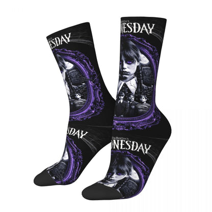 Meias Temáticas Wandinha Addams