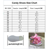 Sapatos arco-íris doce feitos à mão para Fantasia