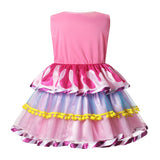 Fantasia arco-íris doce cosplay lollipop infantil