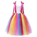 Fantasia arco-íris doce cosplay lollipop infantil