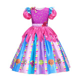 Fantasia arco-íris doce cosplay lollipop infantil