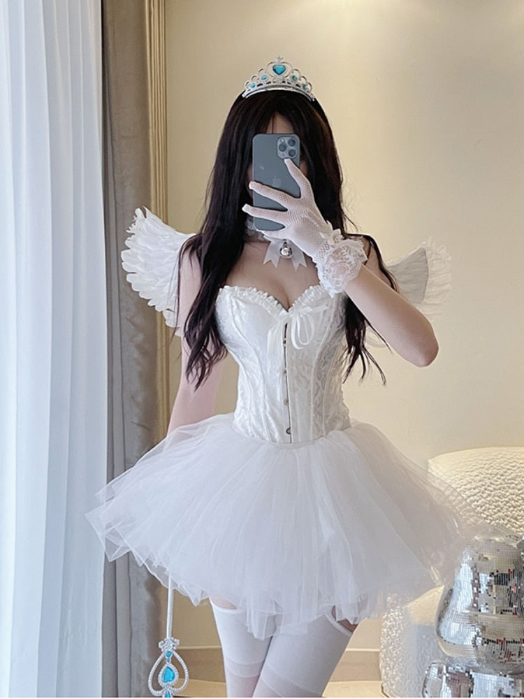 Fantasia Cosplay Fada Anjo