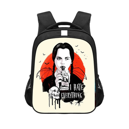 Mochila Escolar Temática Wandinha Enid