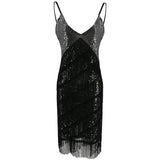 Vestido flapper de lujo estilo Gatsby de los años 20